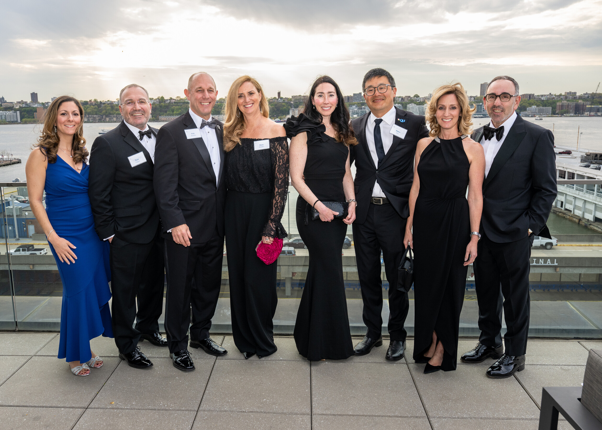 A group of Gala guests posing for a picture.